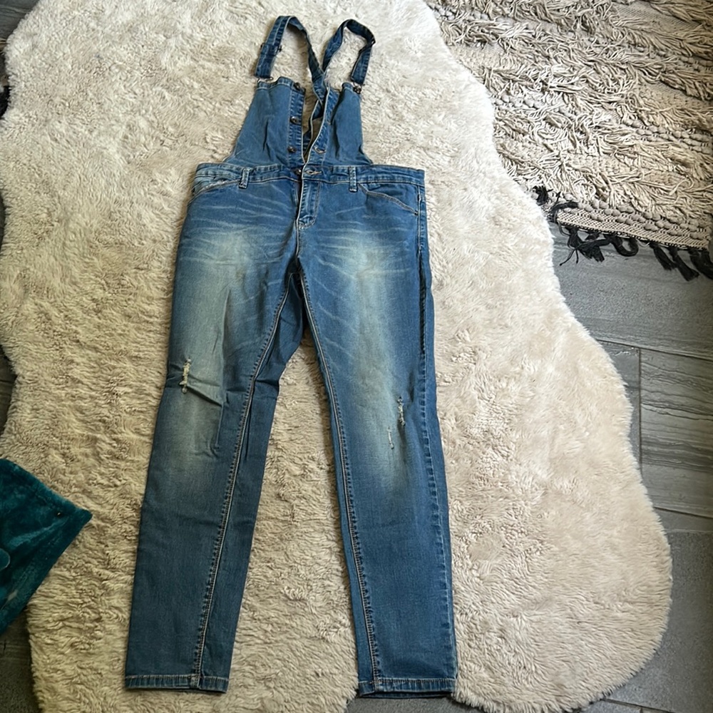 Forever /1 stretchy overalls